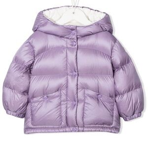 Moncler enfant purple coat
